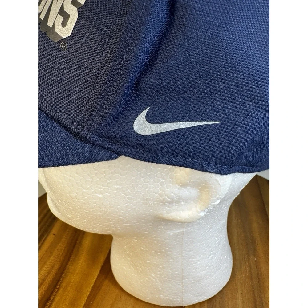 Nike Penn State Nittany Lions Verbiage Swoosh Flex DNA Navy Classic 99‎ Hat